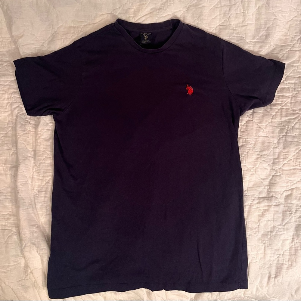 Polo by Ralph Lauren Men's Navy Blue T-Shirt